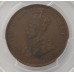 AUSTRALIA 1925 . ONE 1 PENNY . PCGS VF30